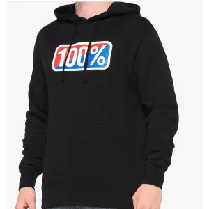 100% Classic Hooded Pullover Sweatshirt