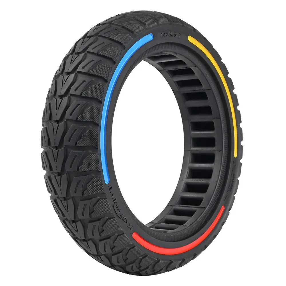 10x2.5-7 Electric Scooter Honeycomb Tire Tubeless Solid Tire Compatible for Xiaomi Scooter 4/4 Pro Electric Scooter