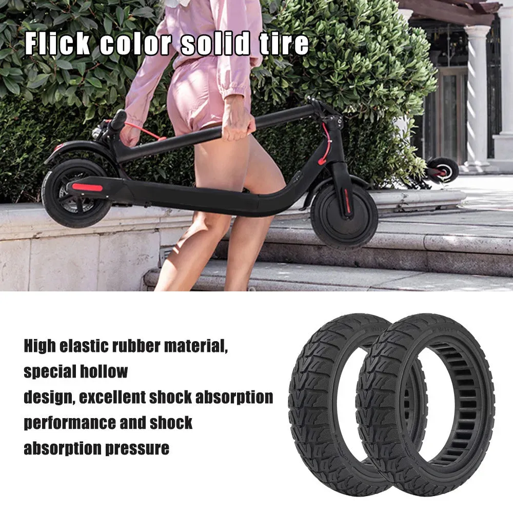 10x2.5-7 Electric Scooter Honeycomb Tire Tubeless Solid Tire Compatible for Xiaomi Scooter 4/4 Pro Electric Scooter