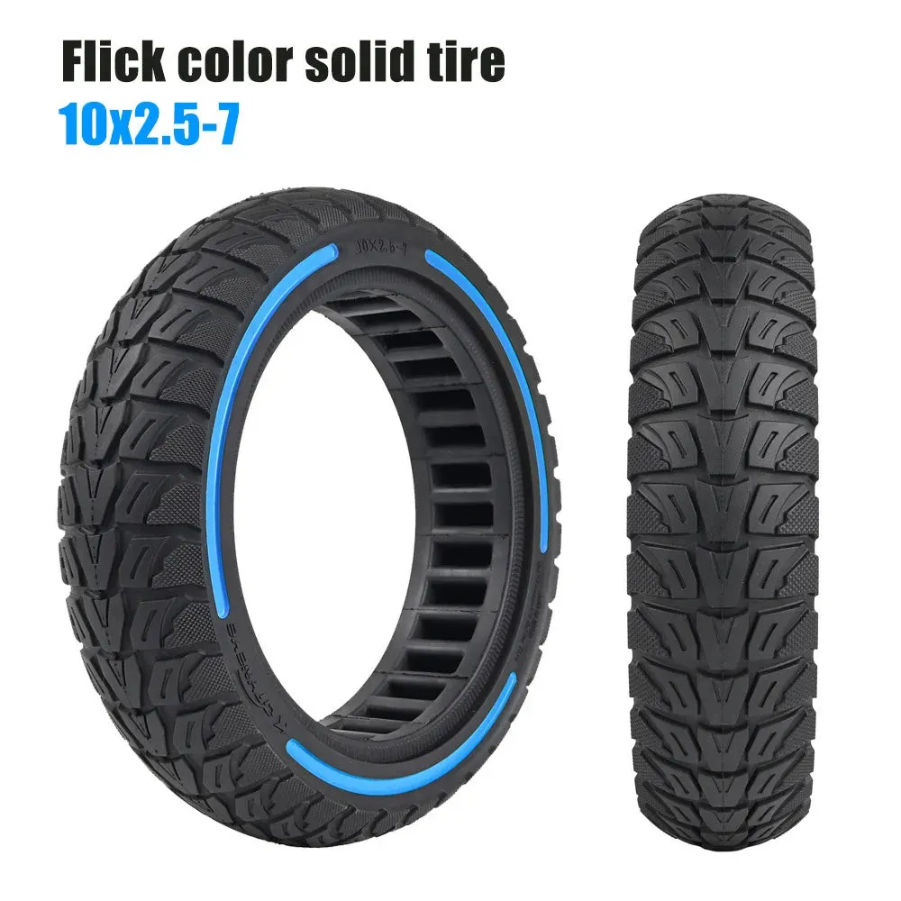 10x2.5-7 Electric Scooter Honeycomb Tire Tubeless Solid Tire Compatible for Xiaomi Scooter 4/4 Pro Electric Scooter