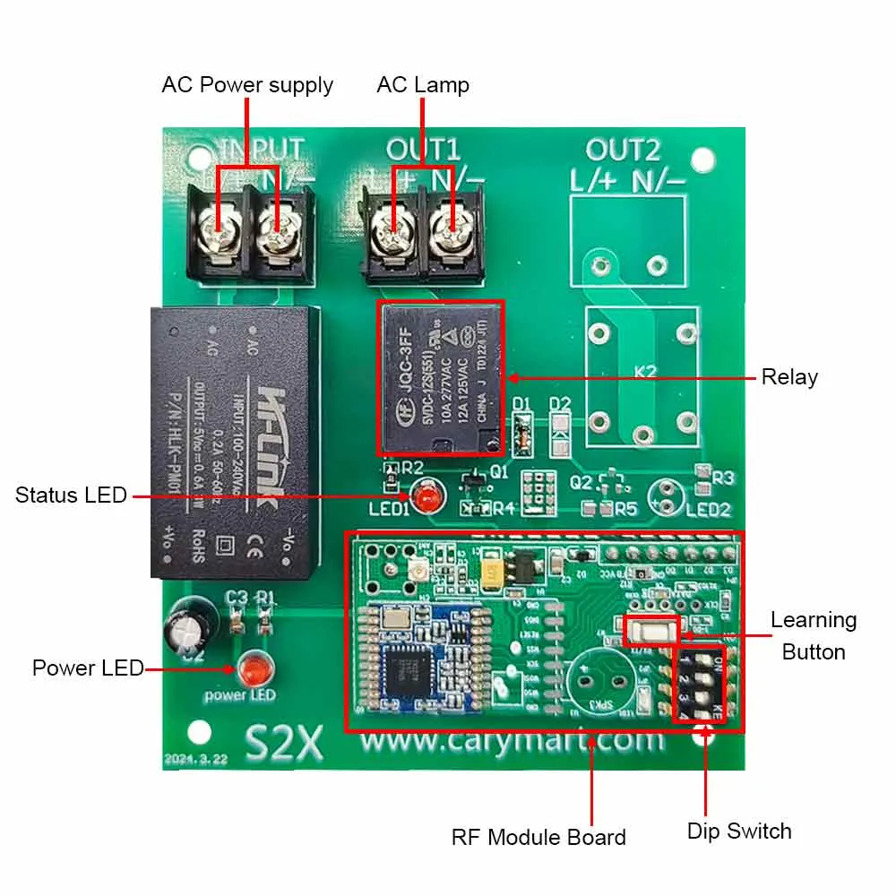 5KM Long Range Remote Control Transmitter and Receiver Kit AC Input (Model 0020146)