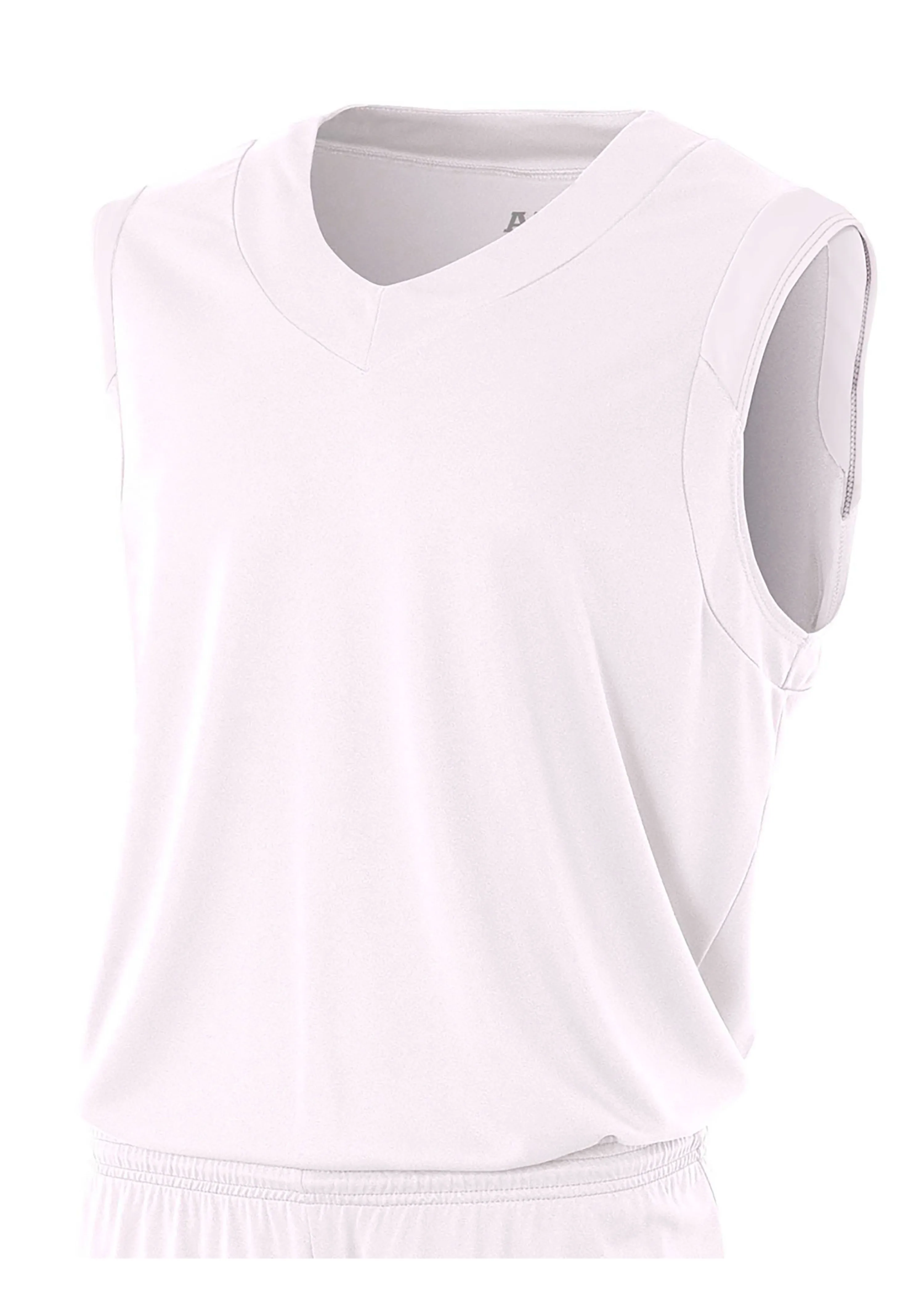 A4 Mens Moisture Management V-Neck Muscle