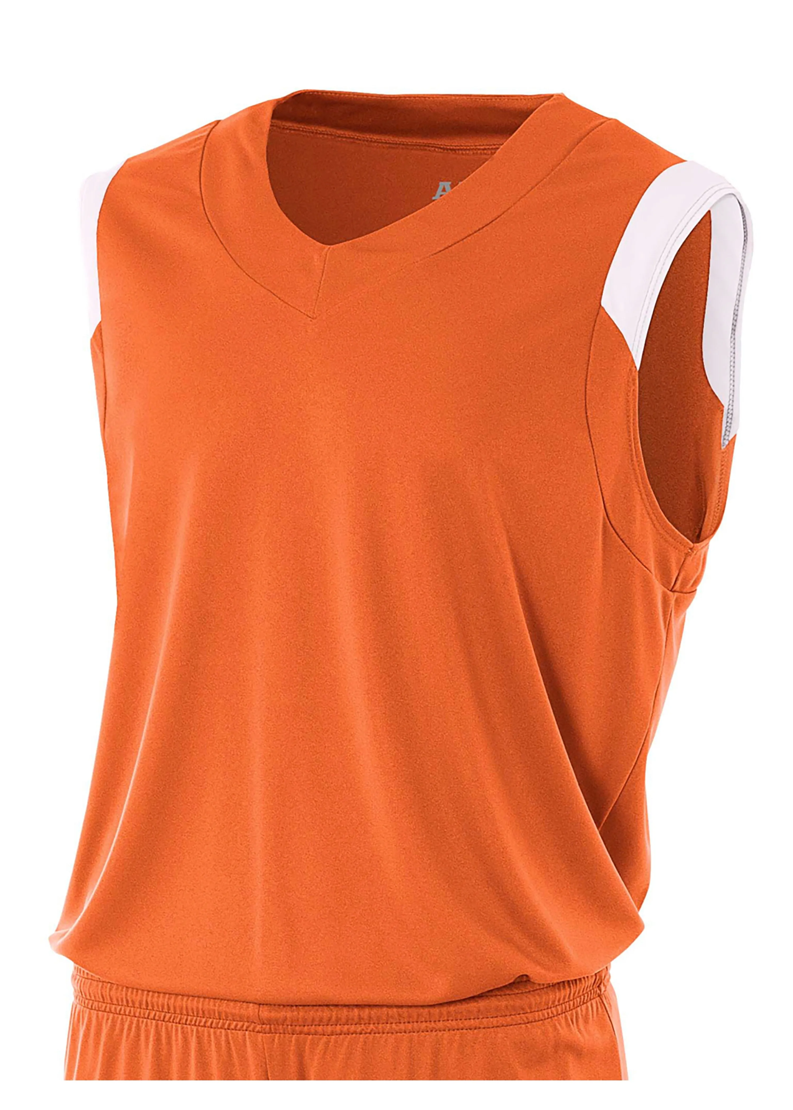 A4 Mens Moisture Management V-Neck Muscle