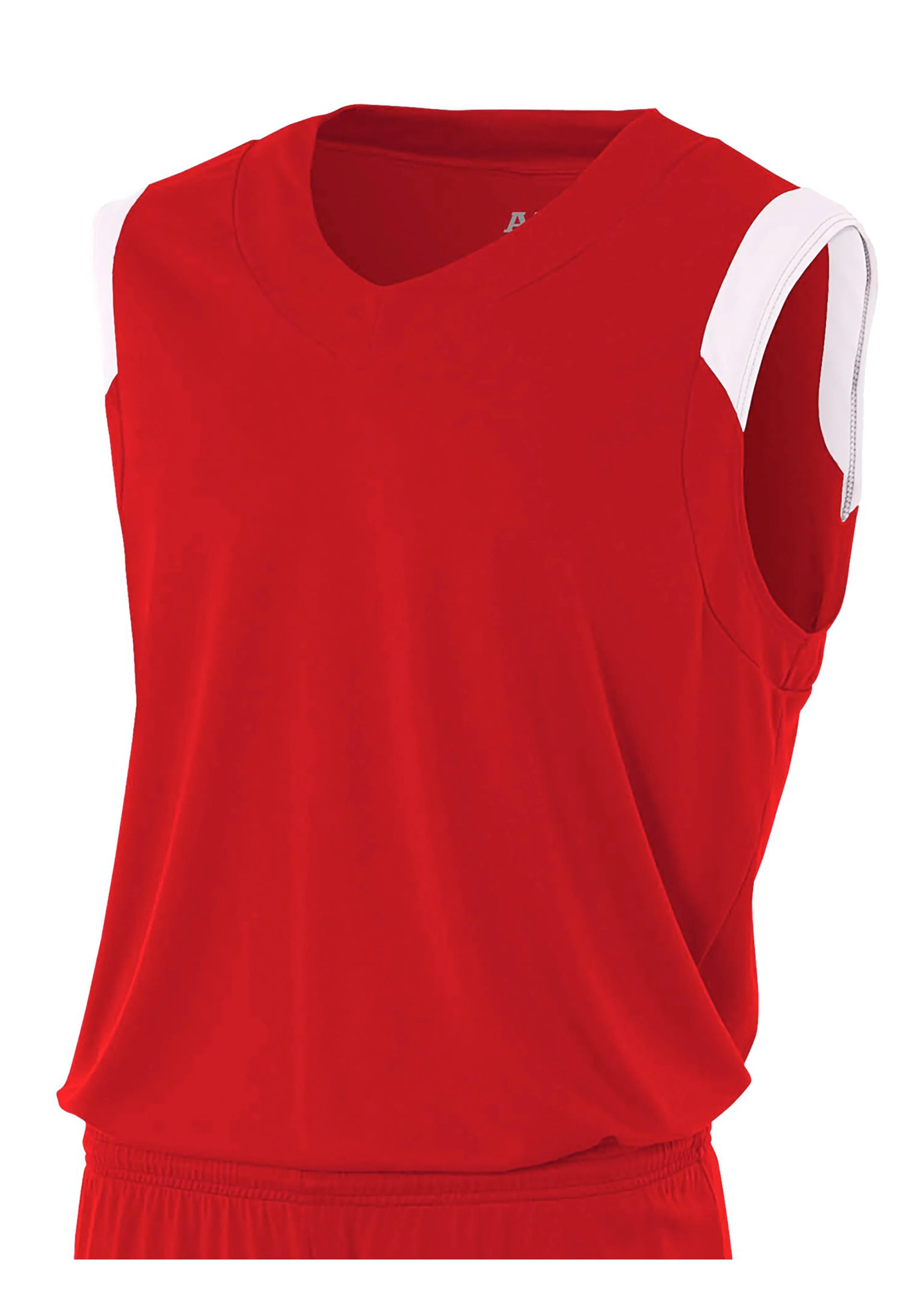 A4 Mens Moisture Management V-Neck Muscle