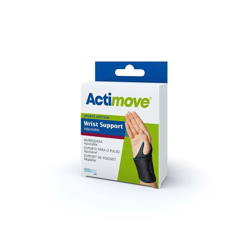 Actimove Sports Edition, Wrist Support, Adjustable, Universal, Black