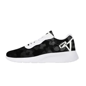 Air Mesh Running Shoes - Camo - Black