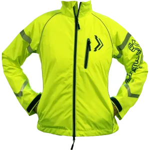 ArroWhere Men's Waterproof Plus LED Hi-Viz with Arrow Bike Jacket