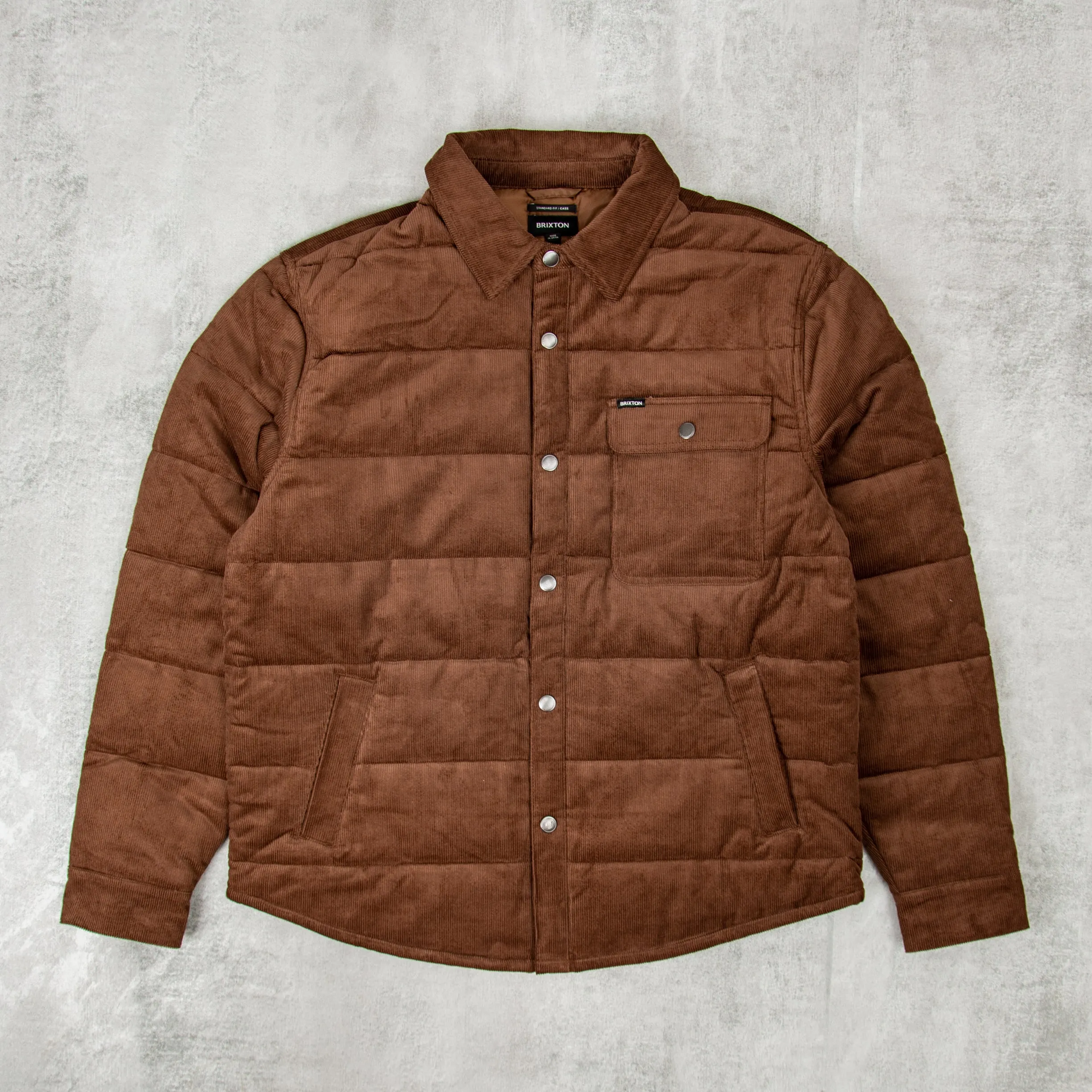 Brixton Cass Jacket - Pinecone Brown Cord