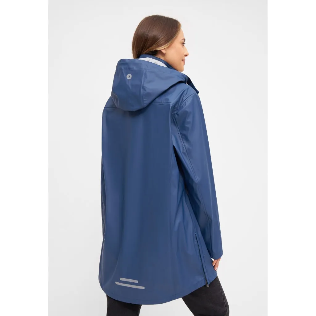 Brooke Solid Raincoat - Blue