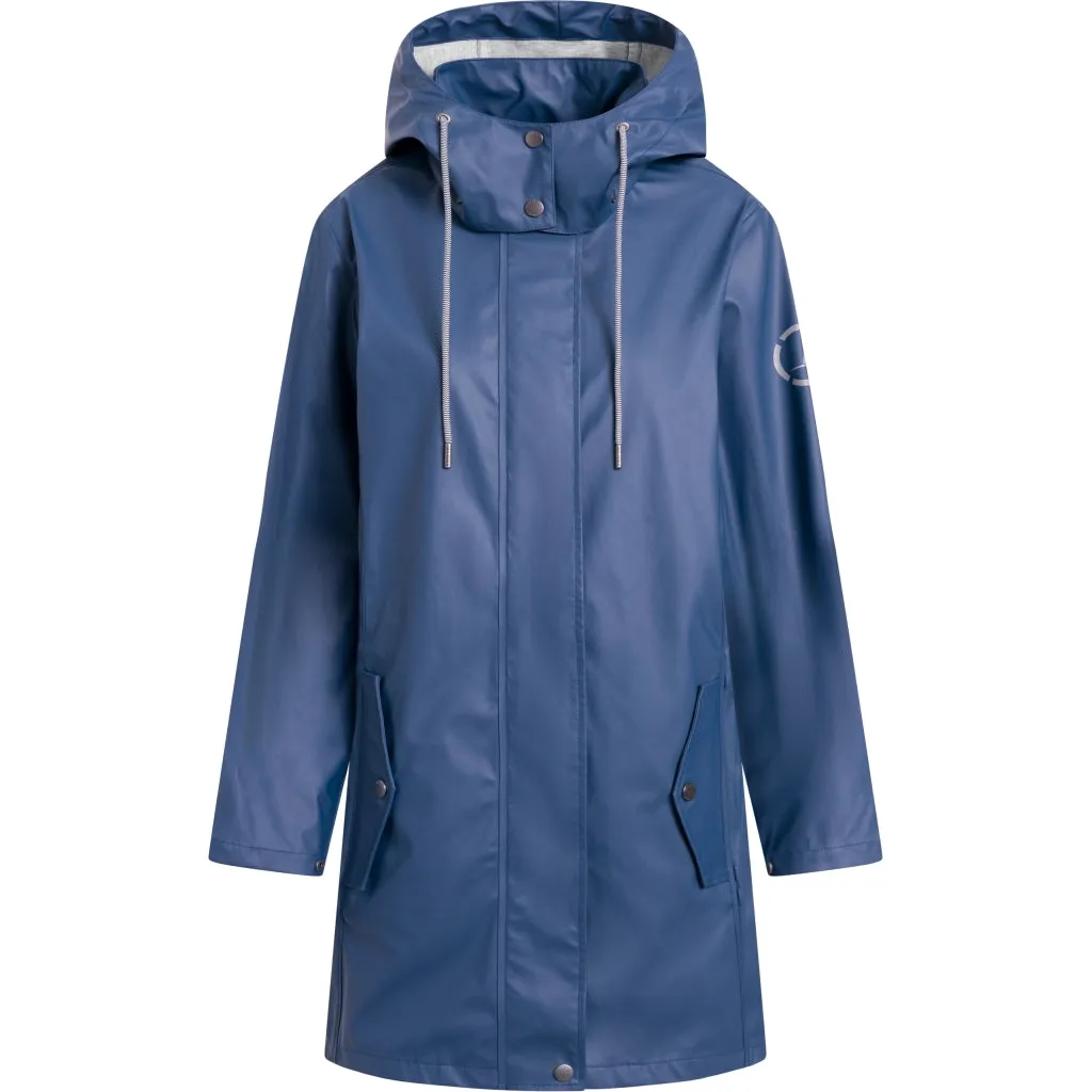 Brooke Solid Raincoat - Blue