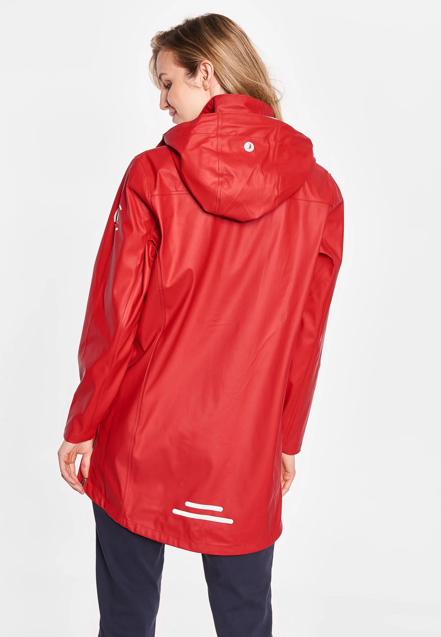 Brooke Solid Raincoat - SR Red