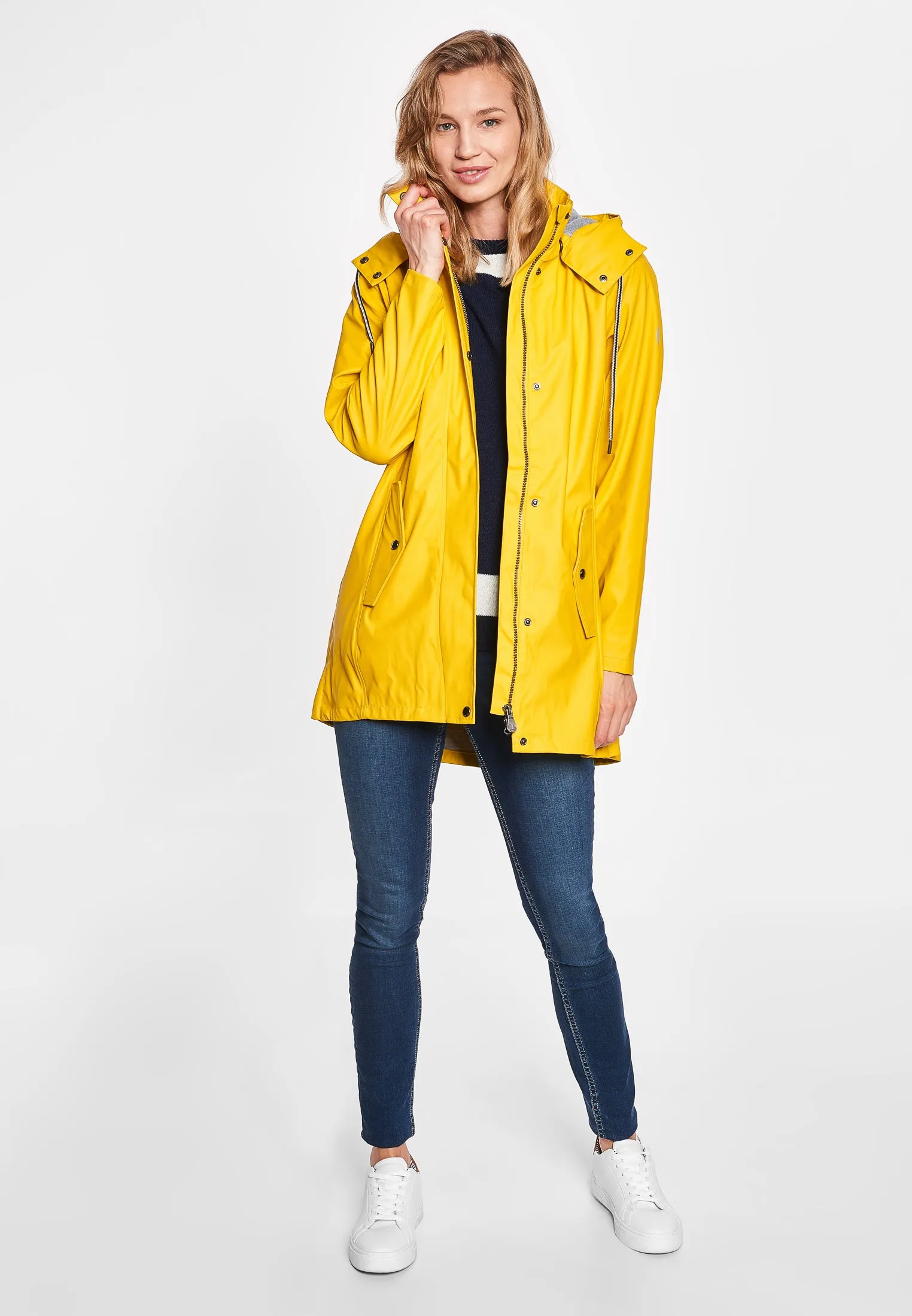 Brooke Solid Raincoat - Yellow