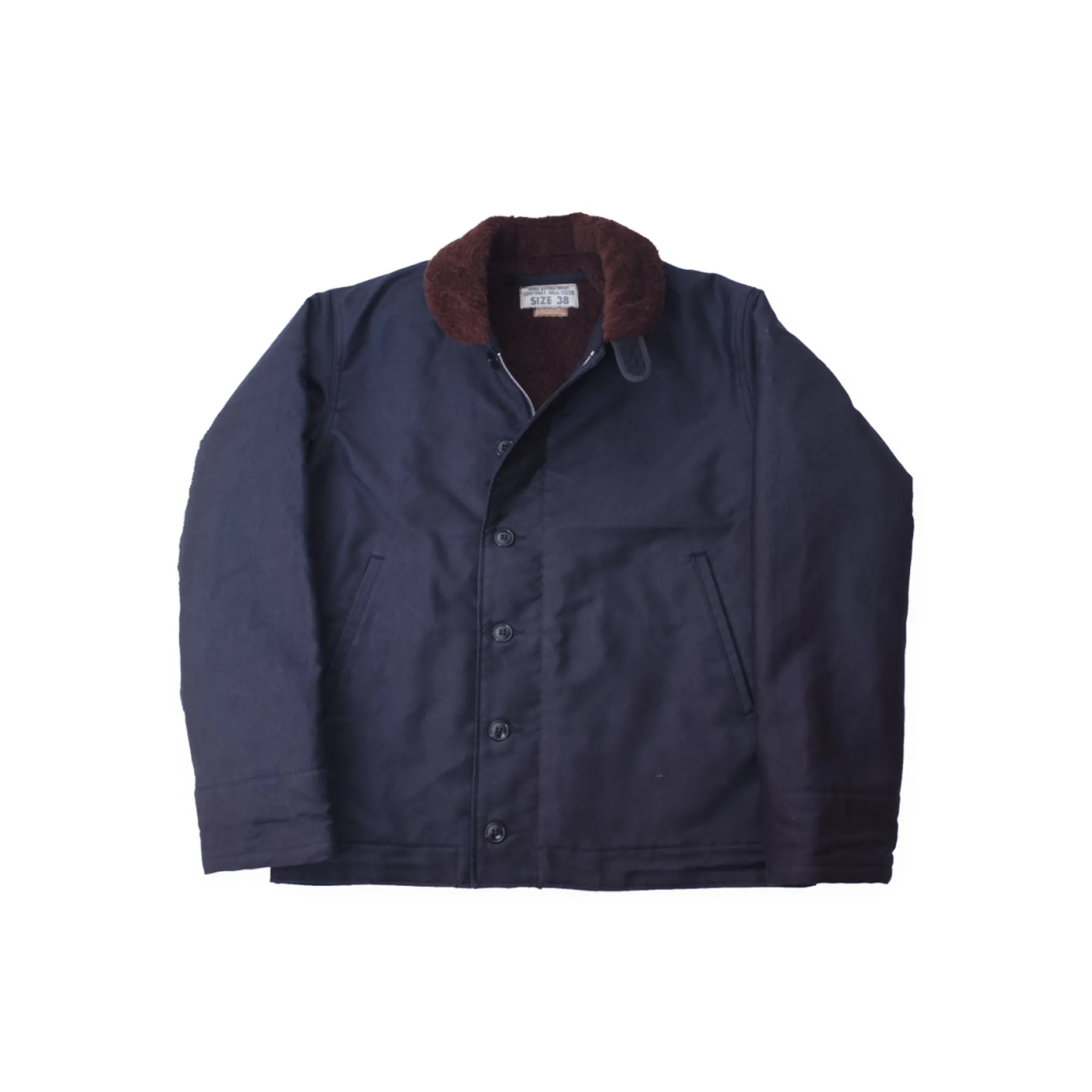 BUZZ RICKSON'S TYPE N-1 DECK JACKET DEMOTEX NAVY