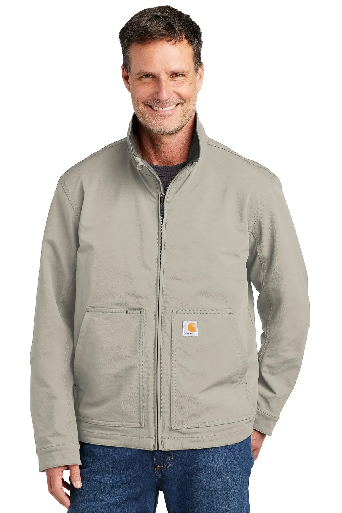 Carhartt Super Dux Branded Soft Shell Jackets, Greige