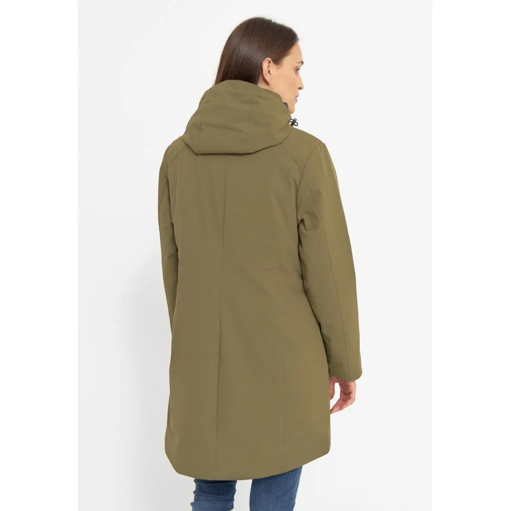 Cathrine Parka Coat - Olive