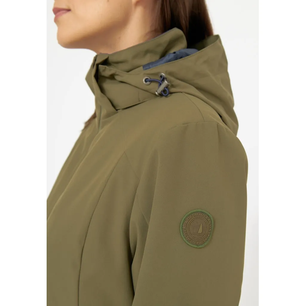 Cathrine Parka Coat - Olive