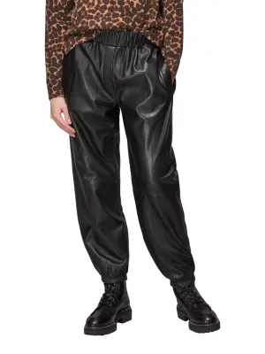 Charlie Leather Cuffed Trousers