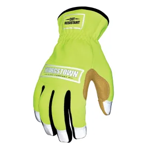 Cut Resistant Safety Lime Hybrid