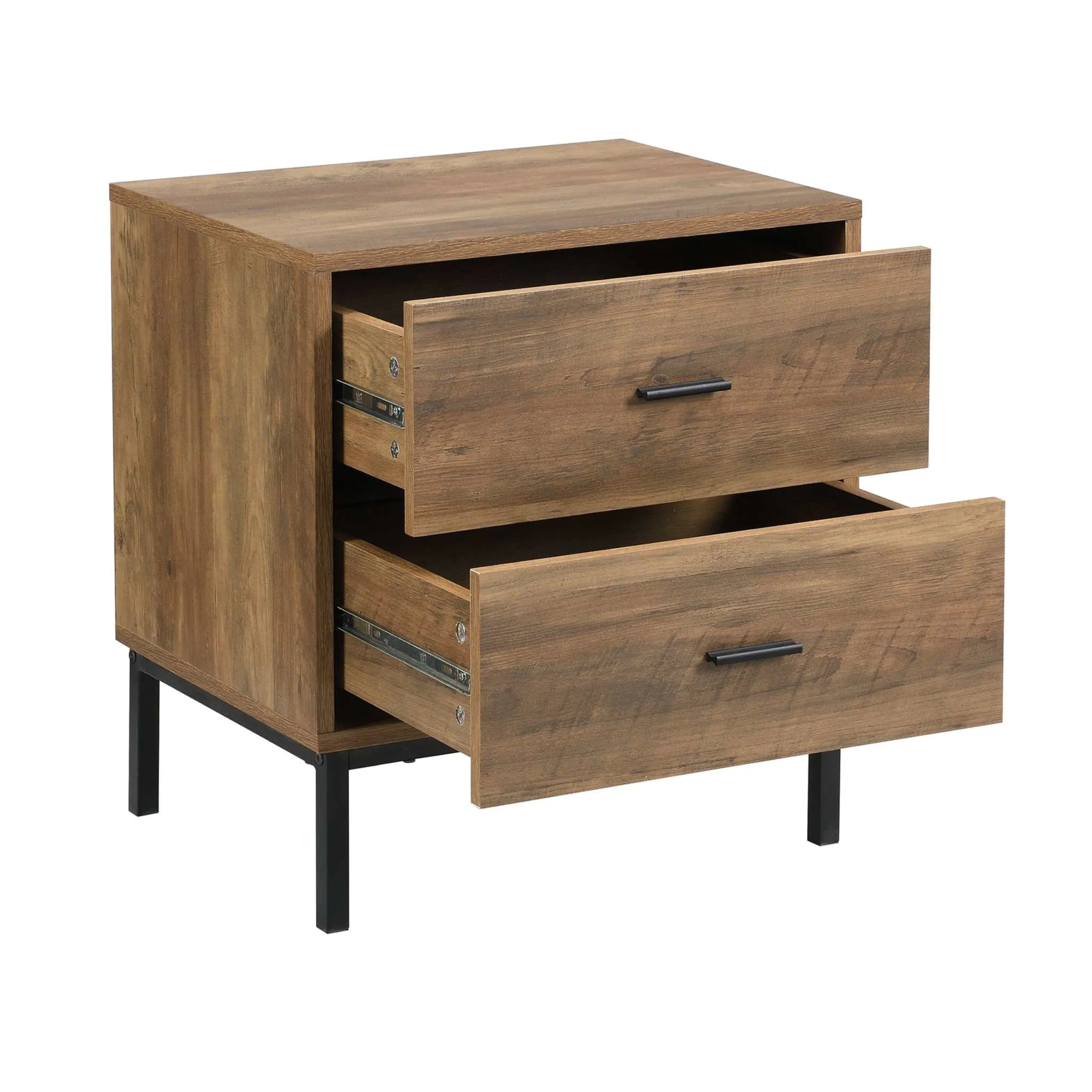 Dresser and Nightstand Set - MerryLuk Bronx Wardrobe Bundle