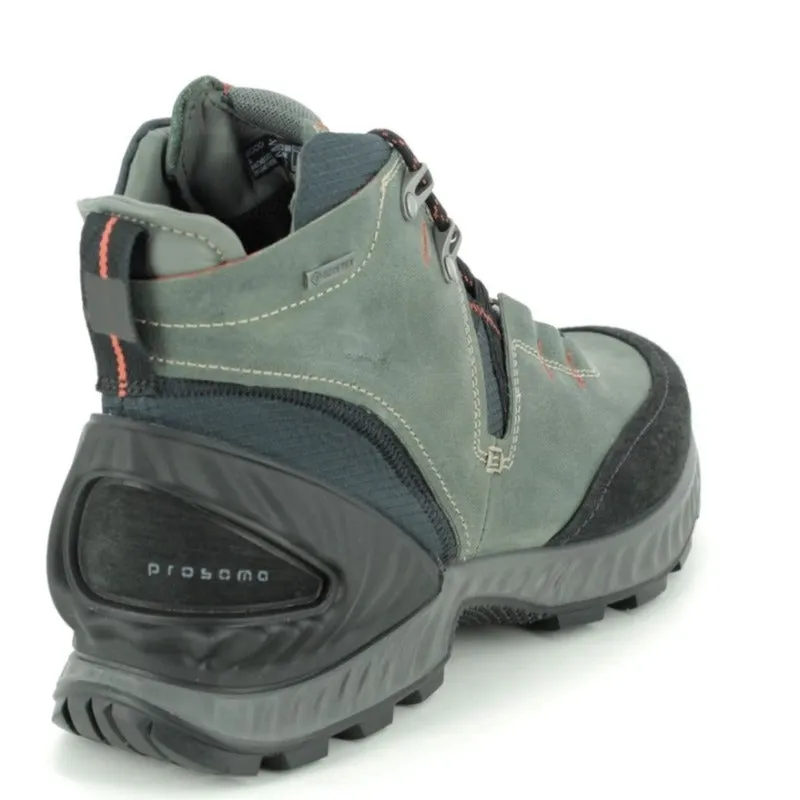 Ecco Exohike Men's Goretex Walking Boots - Black/Lake