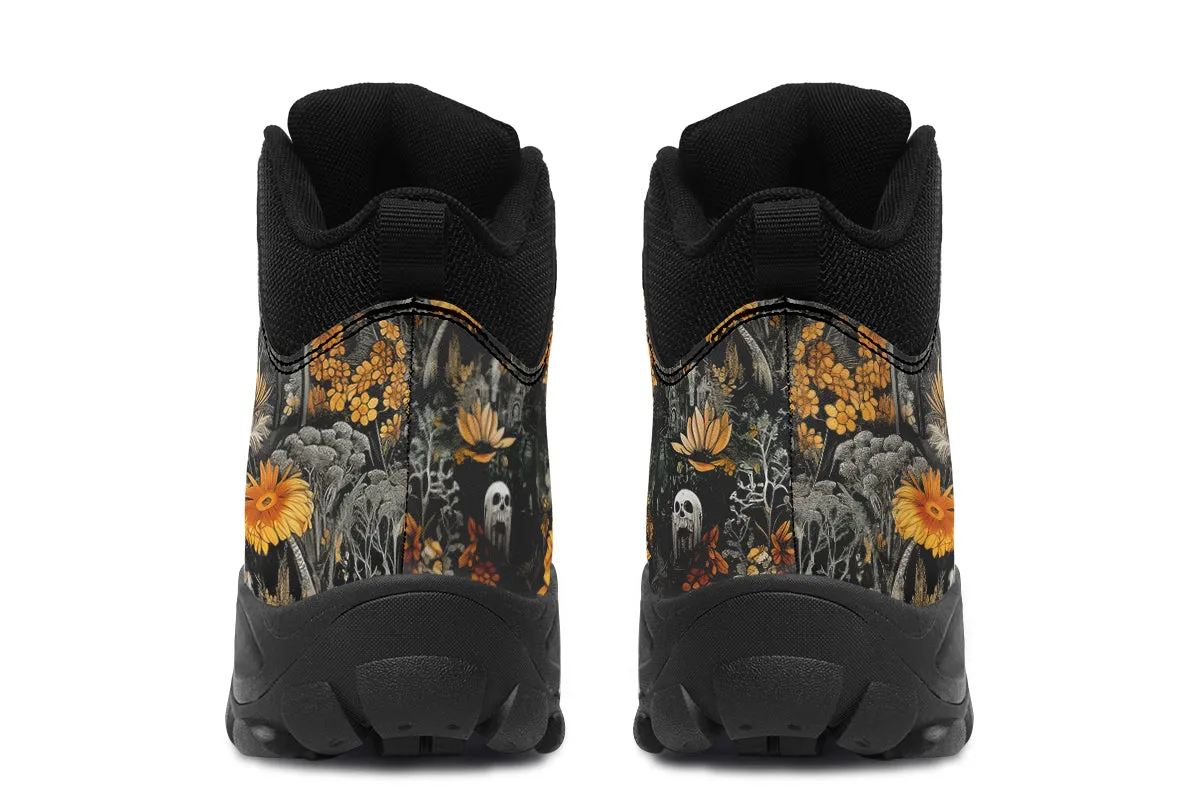 Grim’s Harvest Outdoor Boots - Water Resistant Vegan Leather Trekking Shoes with Durable Soles