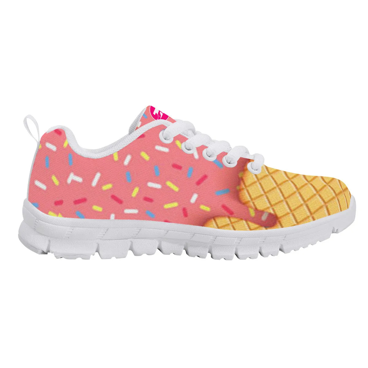 Kids Strawberry w/ Sprinkles Sneakers | Shoe Zero