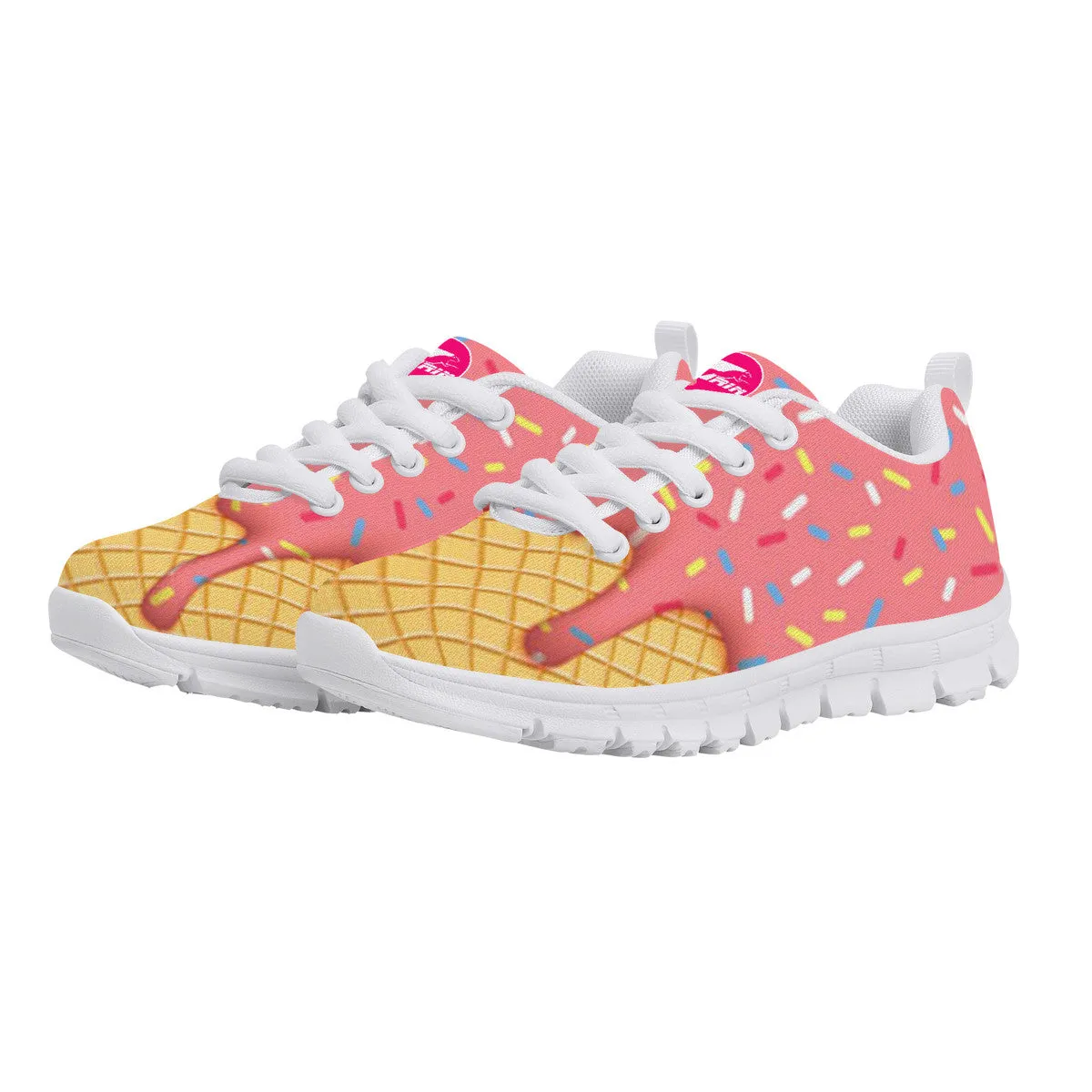 Kids Strawberry w/ Sprinkles Sneakers | Shoe Zero