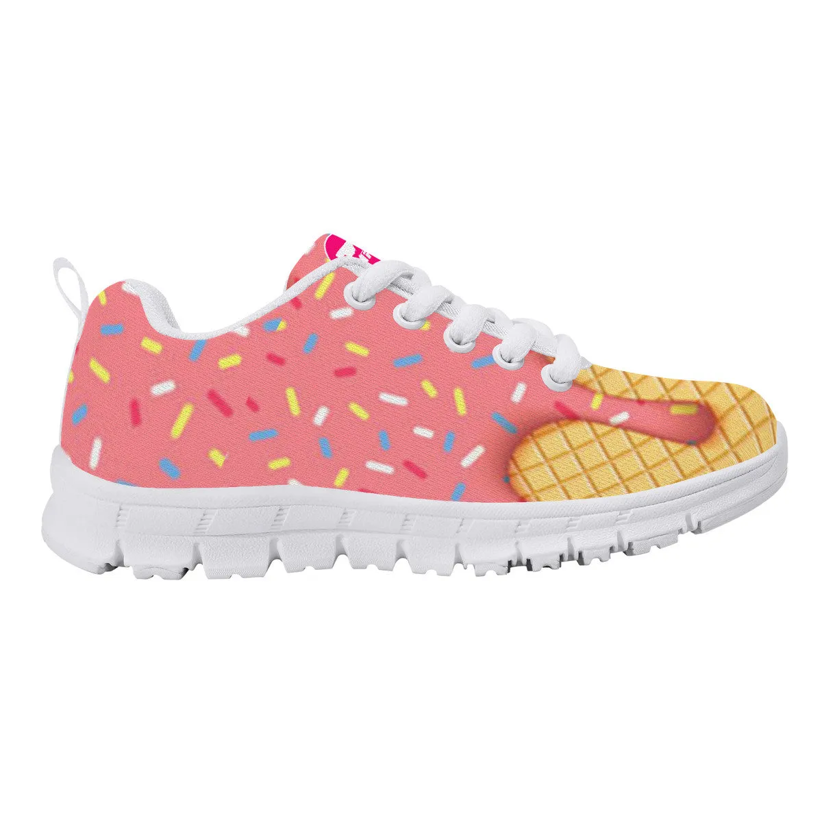 Kids Strawberry w/ Sprinkles Sneakers | Shoe Zero