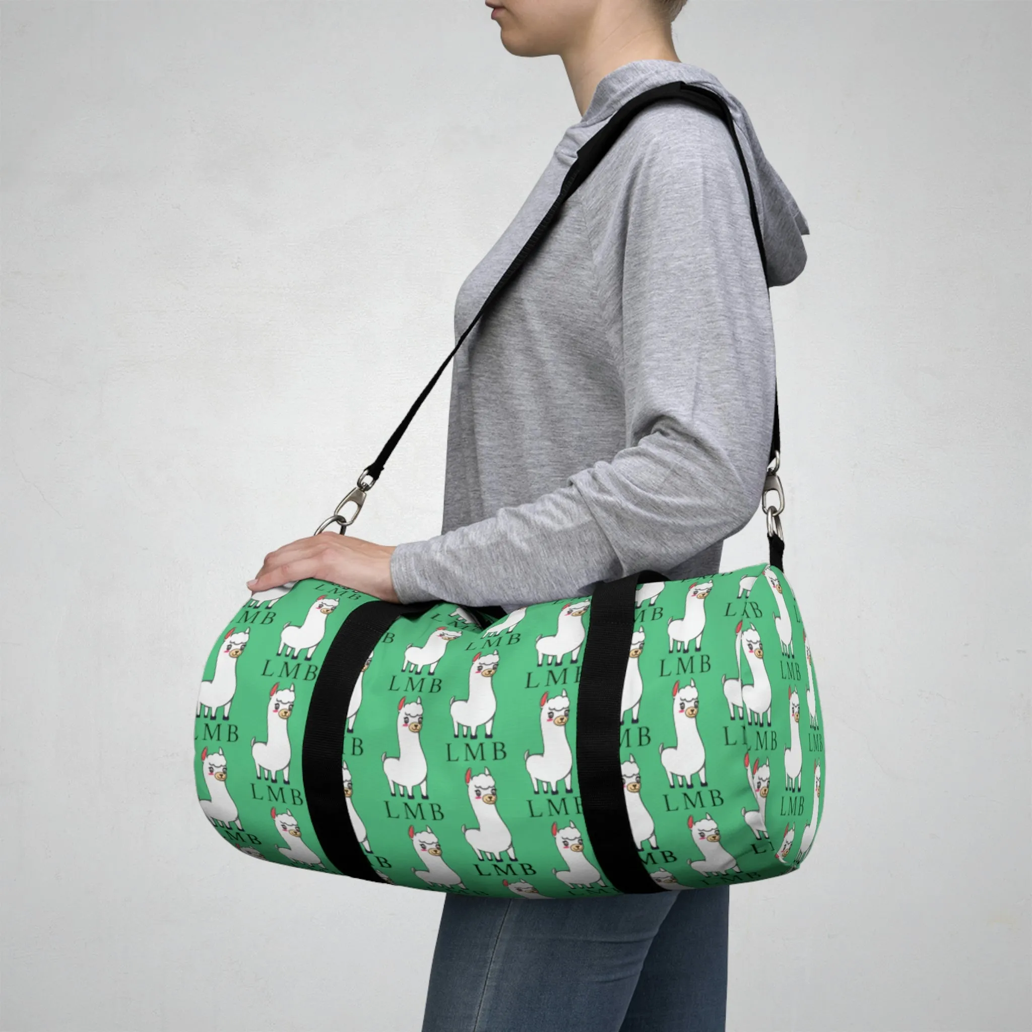 LMB Log  Duffel Bag- Mint Color