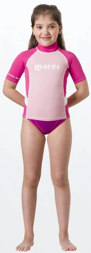 Mares Rash Guard Short Sleeve (Girls Aged 8 to 13)