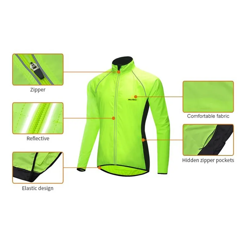 Men's and women's outdoor cycling jackets