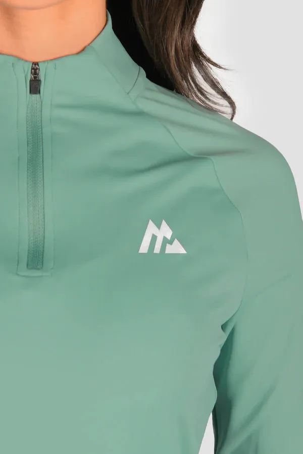 MONTIREX Women's Pace Half Zip Top - JADE