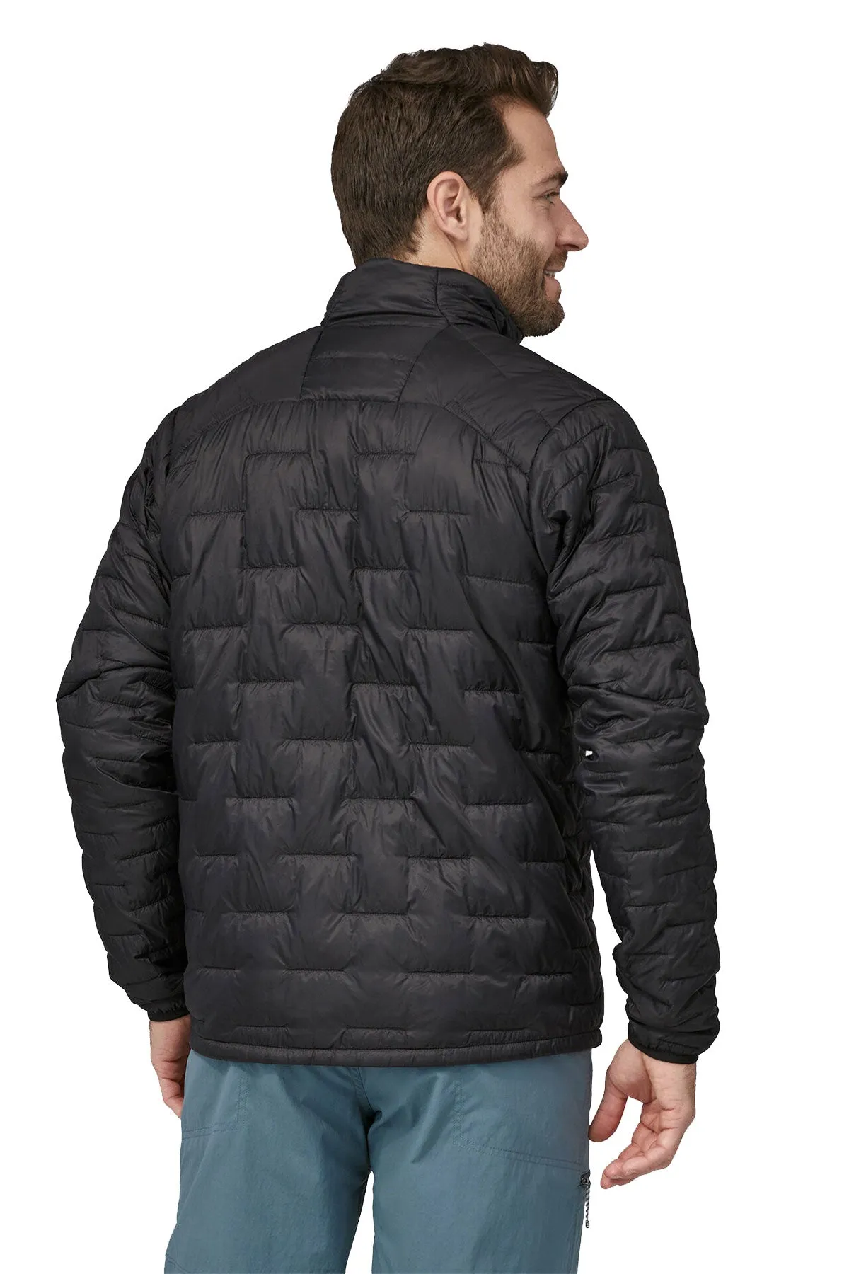 Patagonia Mens Micro Puff Jacket, Black [Trademark Camping]