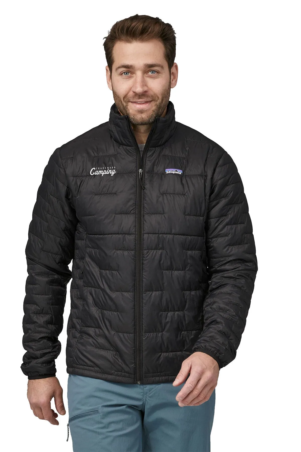 Patagonia Mens Micro Puff Jacket, Black [Trademark Camping]