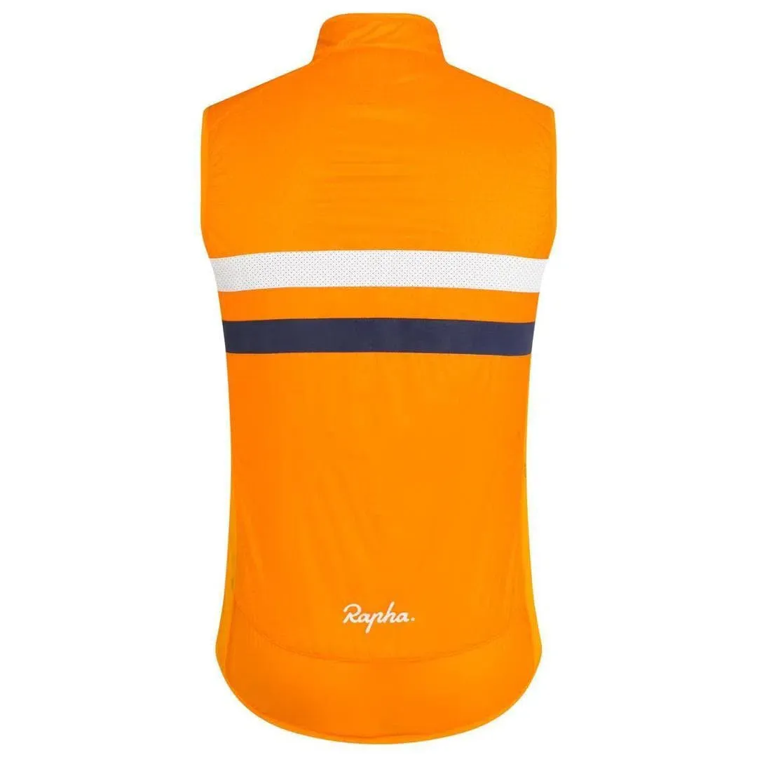 RAPHA Brevet Insulated Gilet - BMG Orange