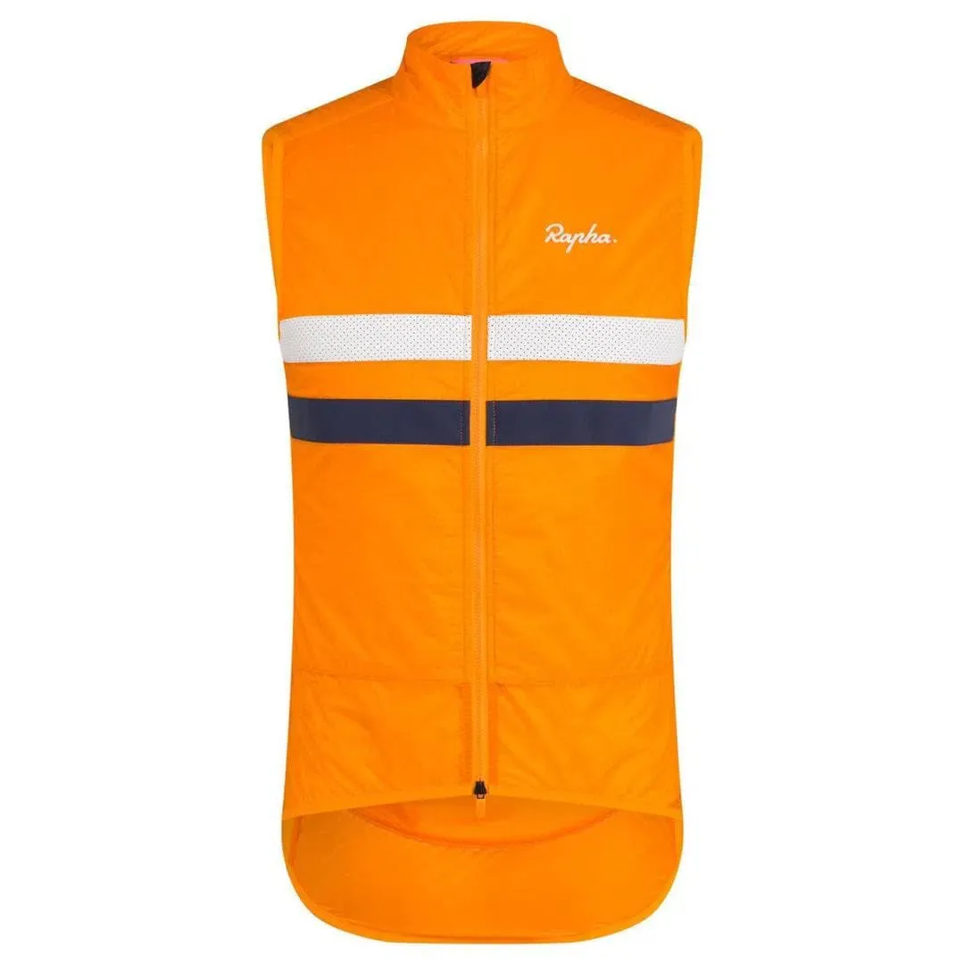 RAPHA Brevet Insulated Gilet - BMG Orange