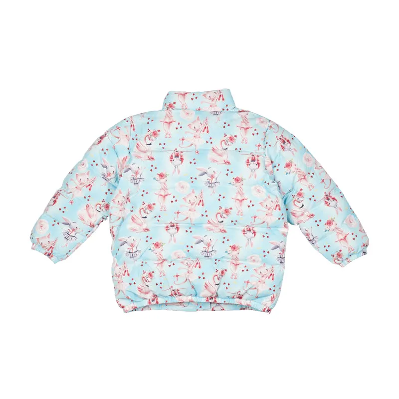 Rock Your Kid Ballet Puff Padded Jacket With Lining