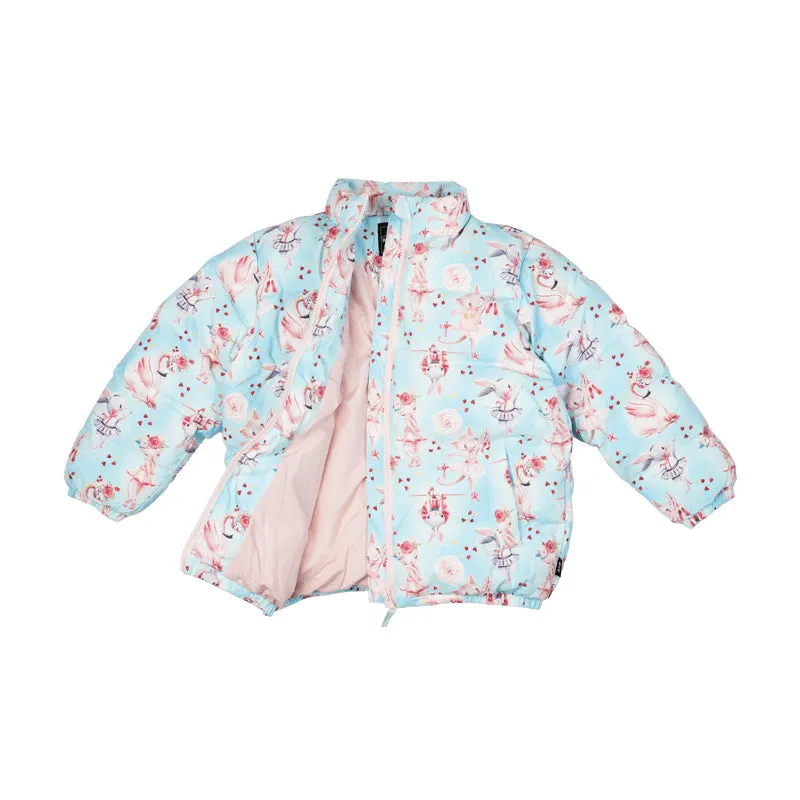 Rock Your Kid Ballet Puff Padded Jacket With Lining