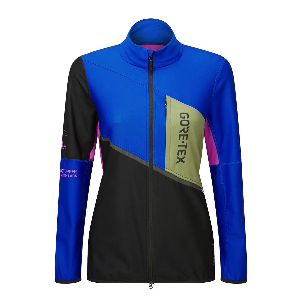 Ronhill Tech Gore-Tex Windstopper Jacket Womens | Black/cobalt