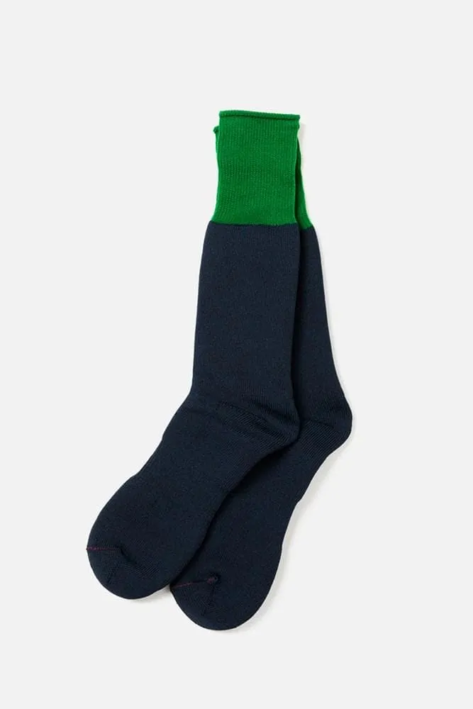 RoToTo Yoo-Hoo Socks / Green Navy