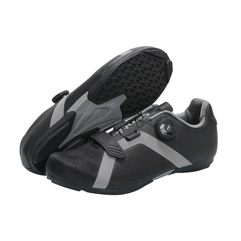 Santic Apollo 2.0 Black Men Lockless Cycling Shoes Cleats not Compatible