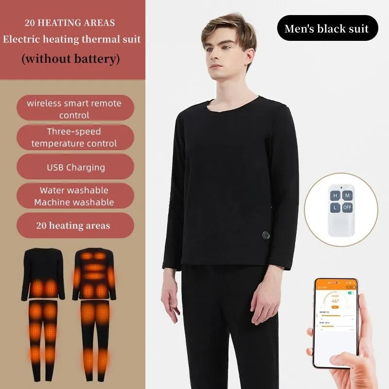 Smart Phone Control Temperature Ski Underwear