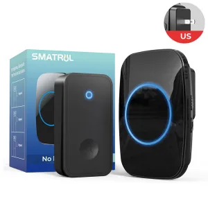 SMATRUL Self-Powered Wireless Doorbell, 1 transmitter   1 receiver