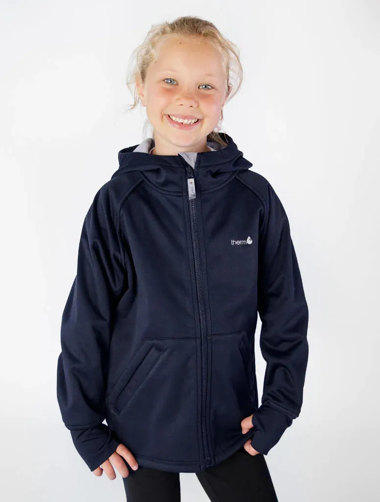 The All-Weather Fleece Hoodie - Navy - KIDS