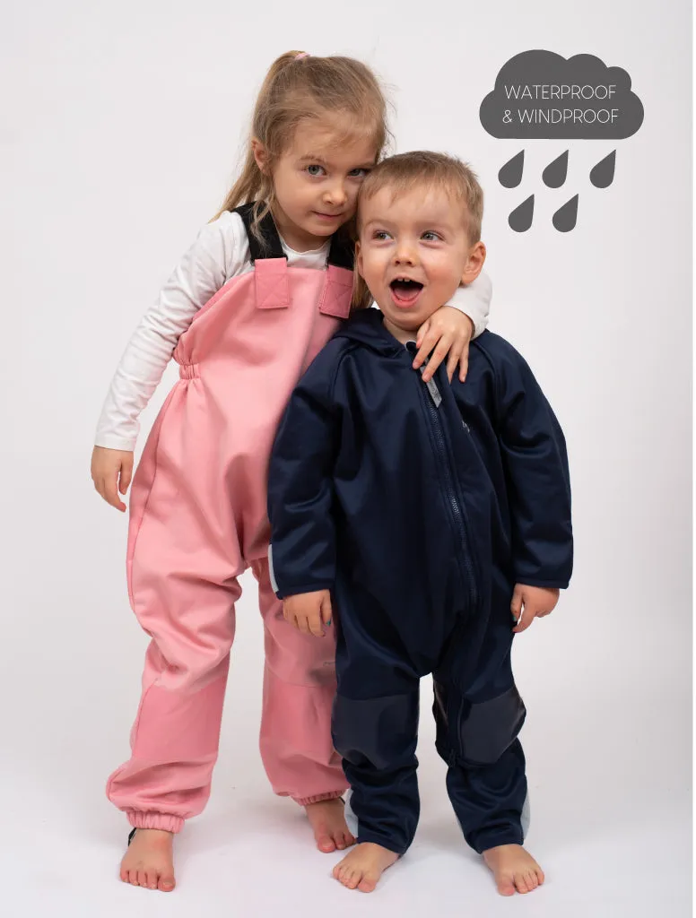 The All Weather Fleece Onesie - Navy - BABY