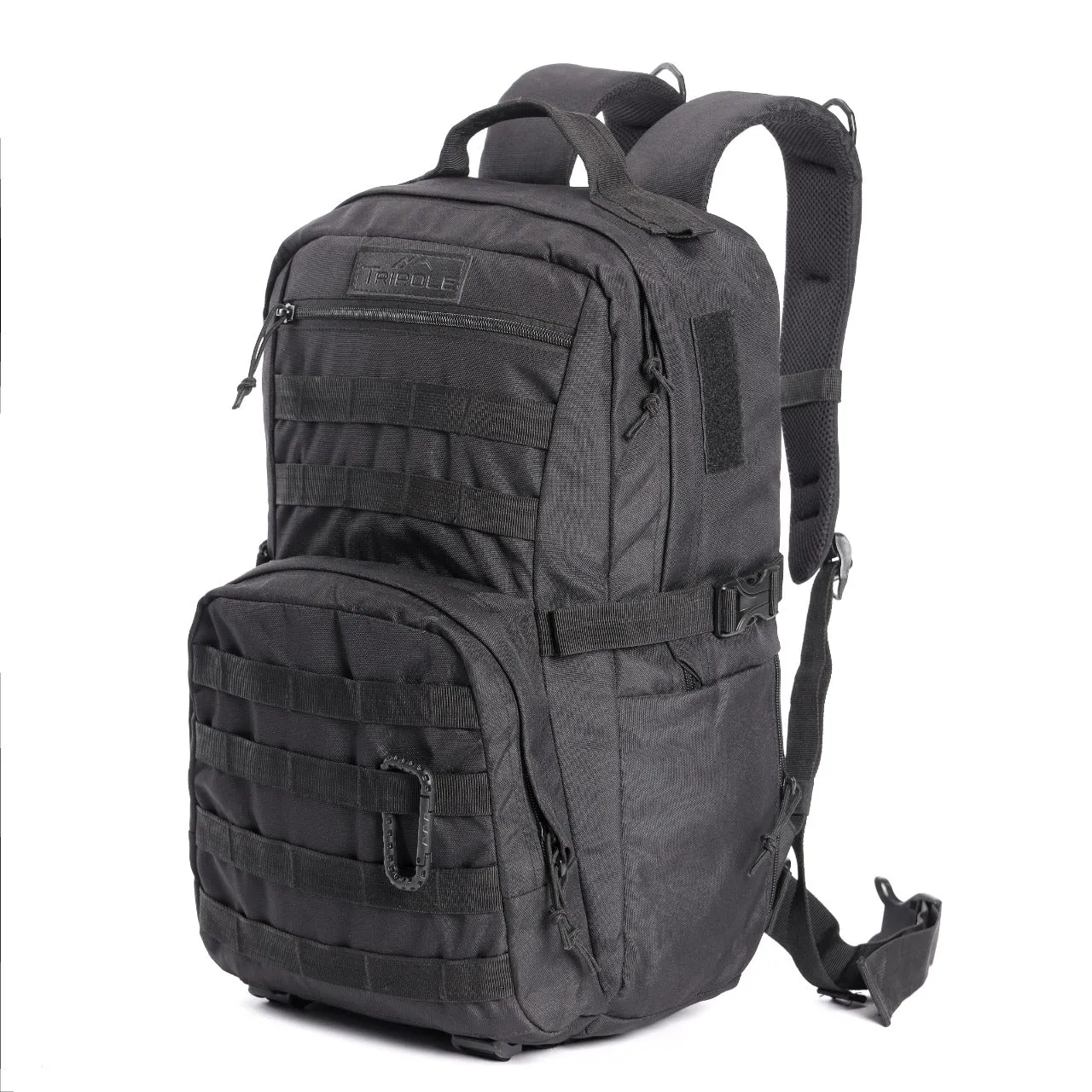 Tripole Captain 25Litres Tactical Backpack with MOLLE Webbing and Carabiner