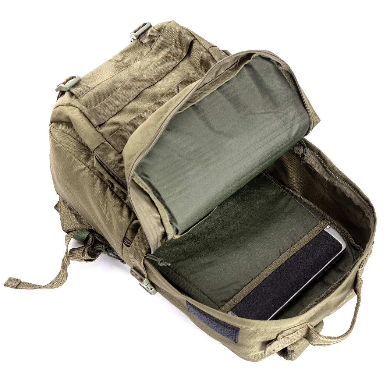 Tripole Captain 25Litres Tactical Backpack with MOLLE Webbing and Carabiner