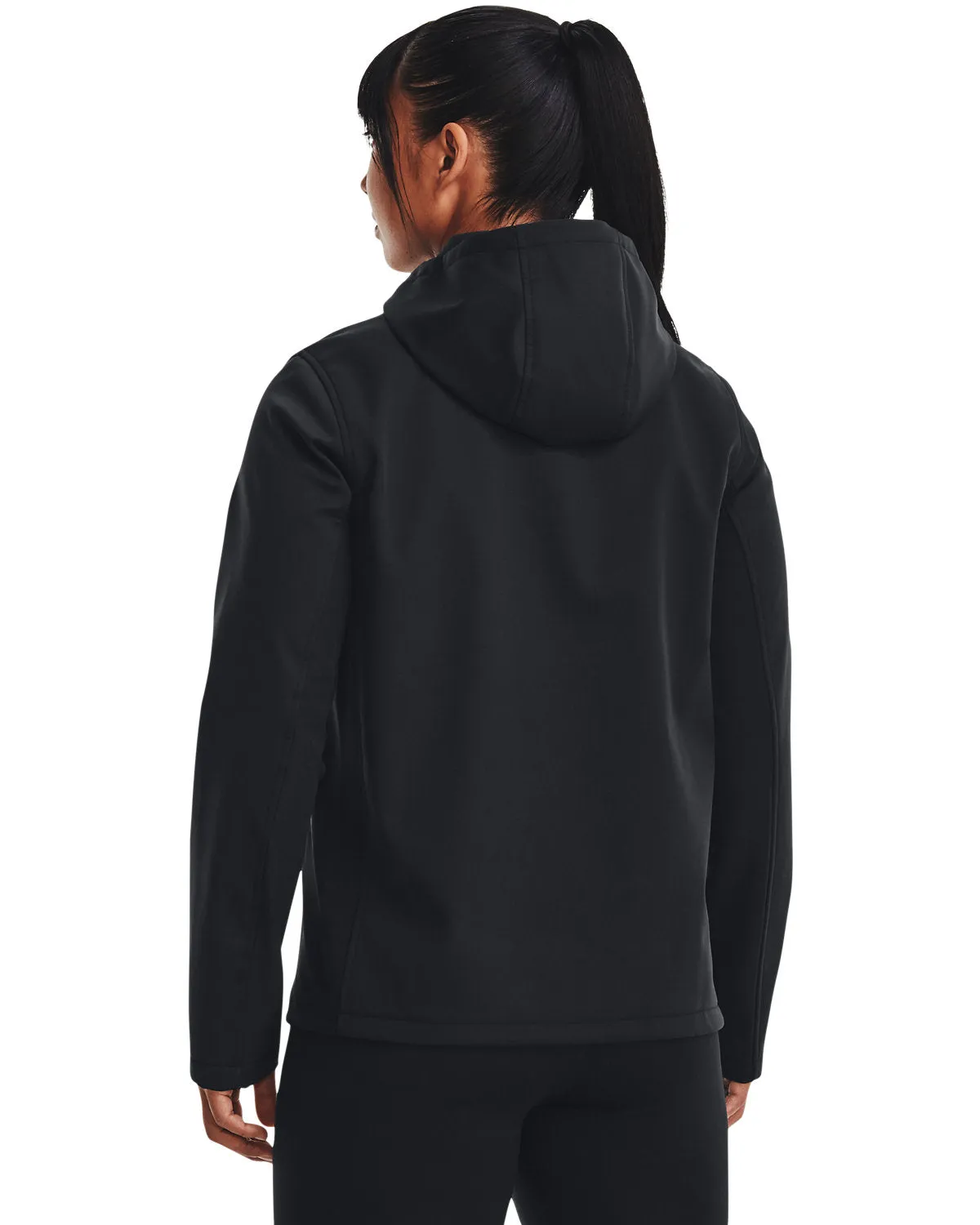 Under Armour Ladies ColdGear Infrared Shield 2.0 Custom Hooded Jackets, Black/ Grey